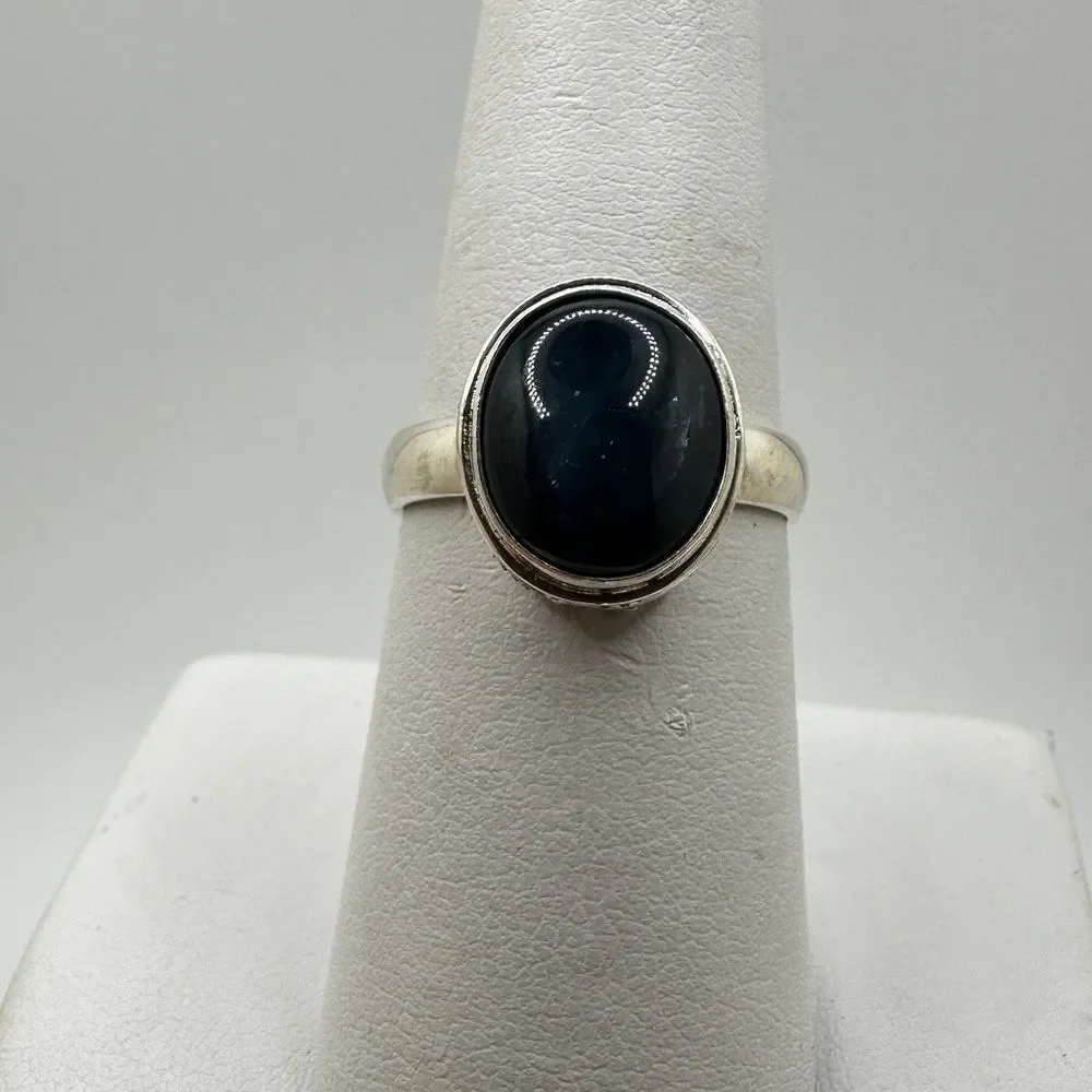NWT 3.5ct Star Sapphire ring in Bali‎ Sterling Silver!